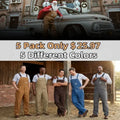 🔥Last Day Promotion!Men's Denim Bib Overalls, Workwear with Adjustable Straps and Convenient Tool Pockets