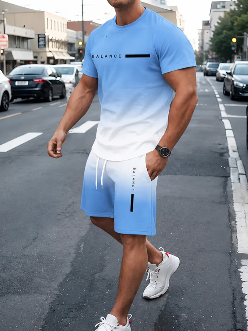 Men's Gradient Fitness 2-Piece Set