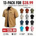 Direct Selling - Cow pattern casual men's work shirt short sleeves