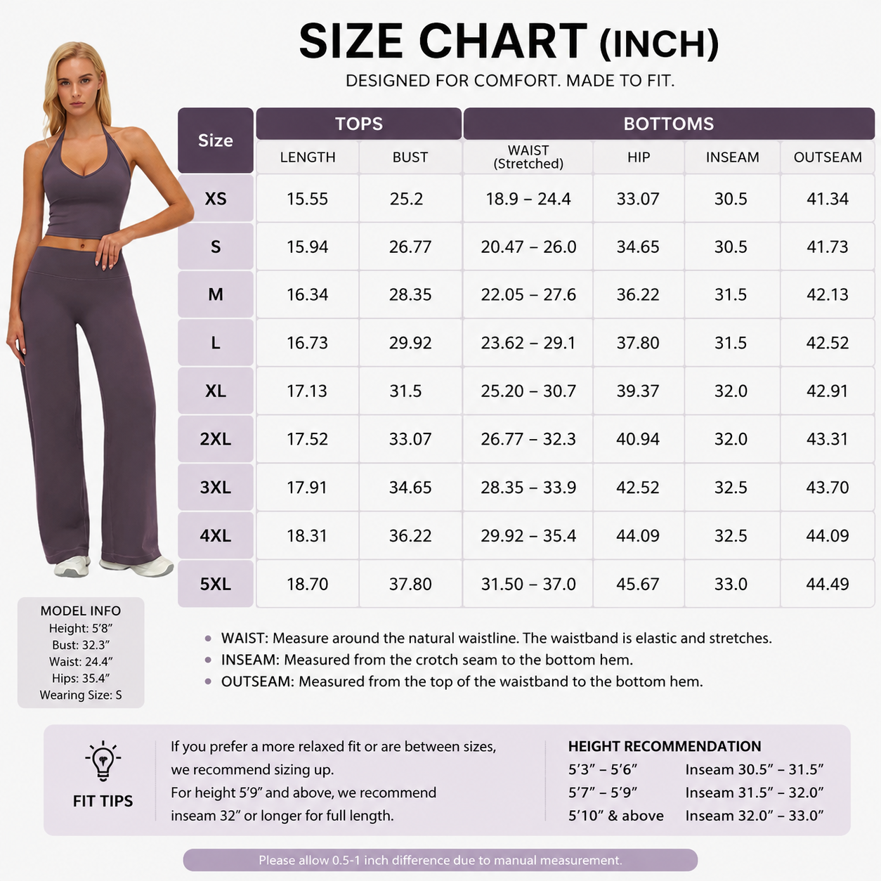 Women’s Plain Crop Cami Top & Flare Leg Pants Sports Set