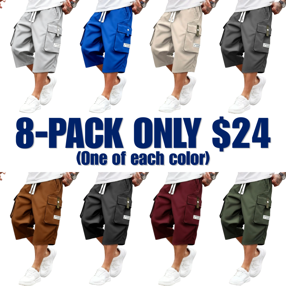 Men's Plus Size Lightweight Cargo Pants
