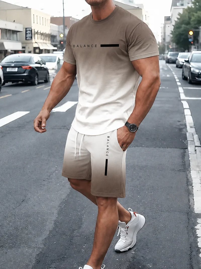 Men's Gradient Fitness 2-Piece Set