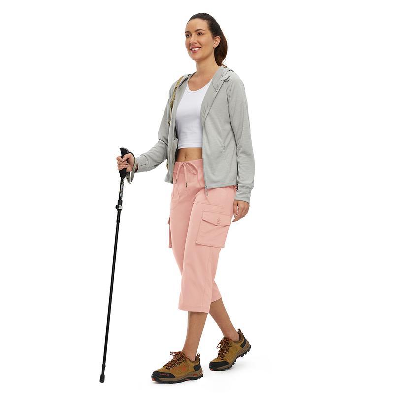Multi Pocket Capri Cargo Pants