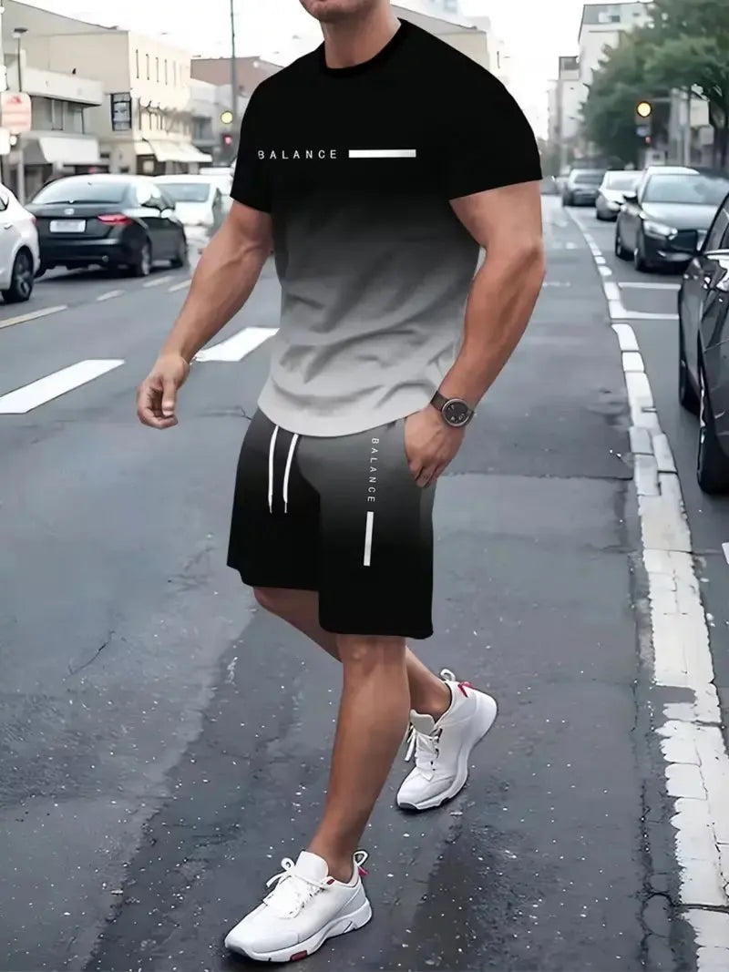 Men's Gradient Fitness 2-Piece Set