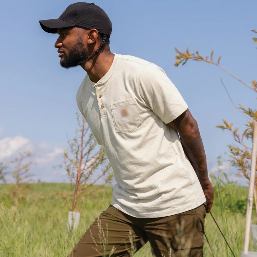 Men's Heavyweight Work Polo with pocket