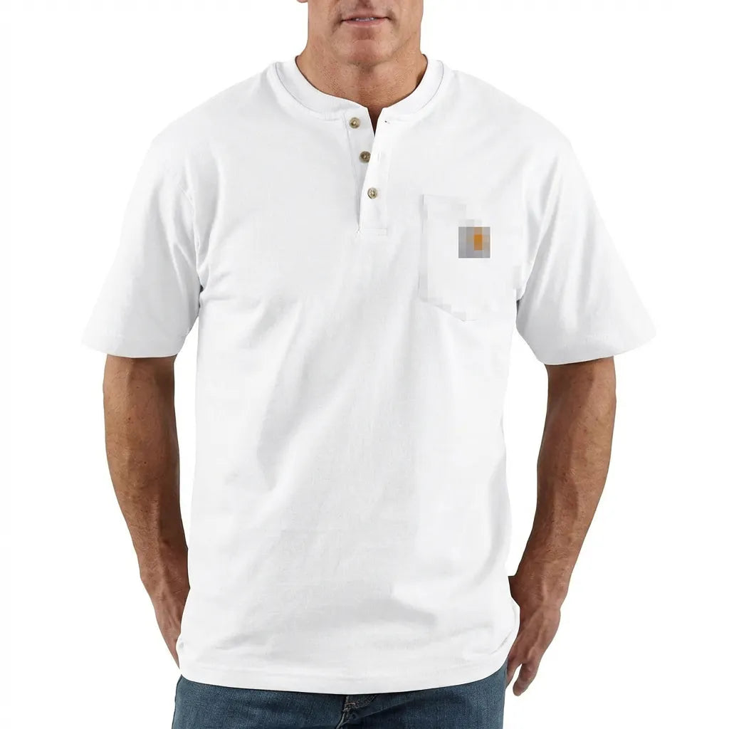 Men's Heavyweight Work Polo with pocket