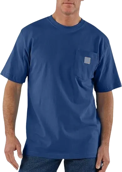 Men's Workwear Loose Fit Heavyweight Short-Sleeve Pocket T-Shirt (Also Available in Big & Tall)
