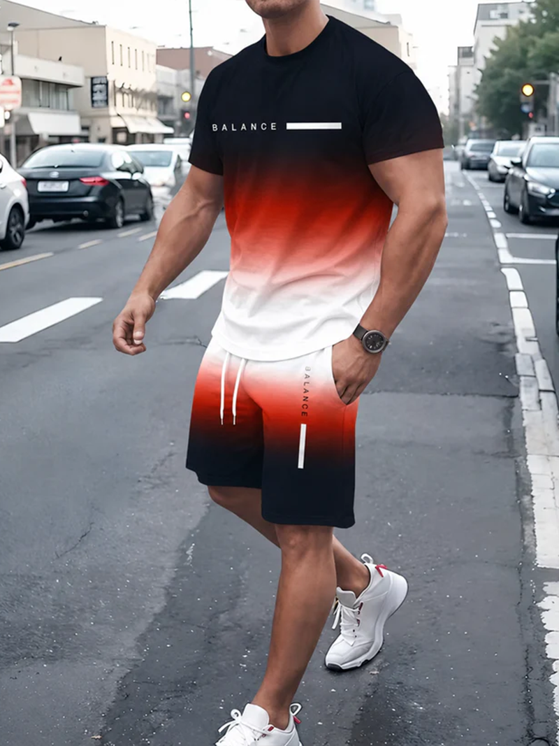 Men's Gradient Fitness 2-Piece Set