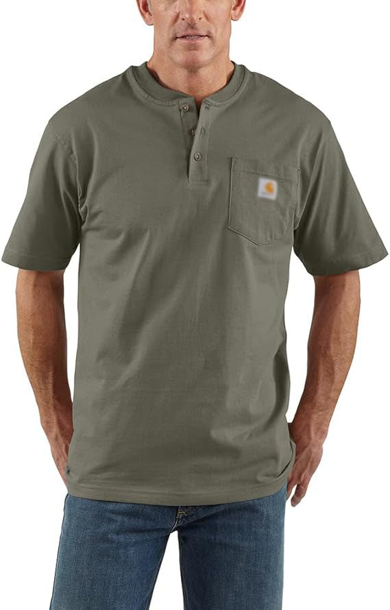 Men's Heavyweight Work Polo with pocket
