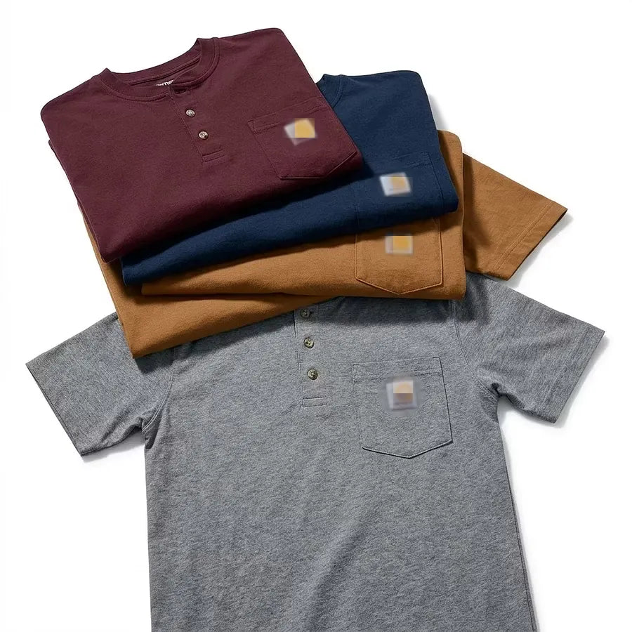 Men's Heavyweight Work Polo with pocket