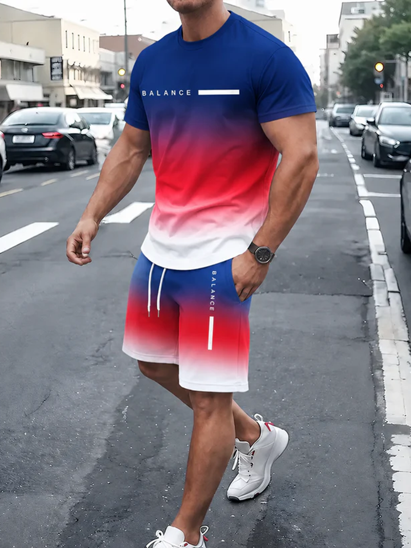 Men's Gradient Fitness 2-Piece Set