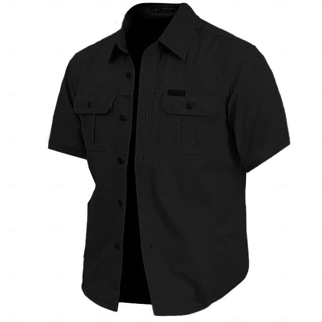 🔥Cow Print Casual Men's work shirt short sleeve