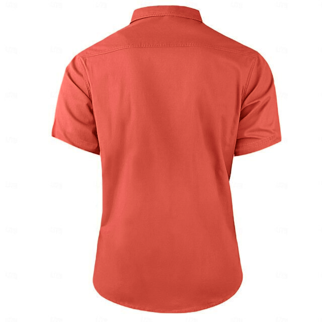 Direct Selling - Cow pattern casual men's work shirt short sleeves