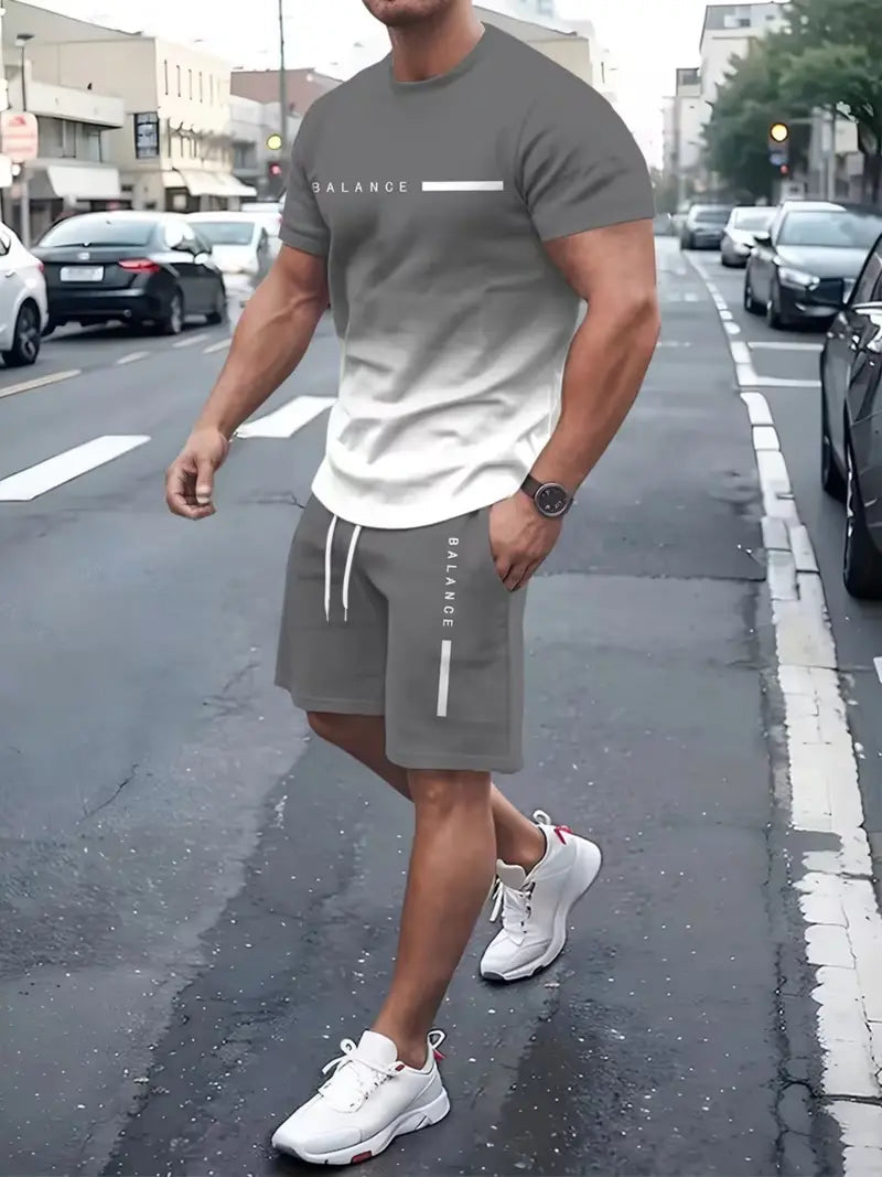 Men's Gradient Fitness 2-Piece Set