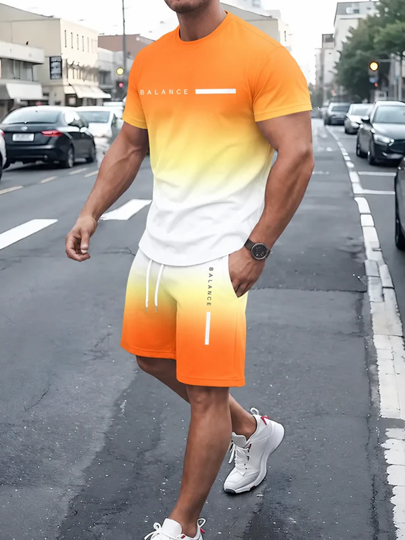Men's Gradient Fitness 2-Piece Set