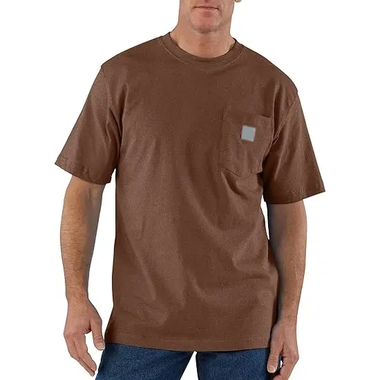 Men's Workwear Loose Fit Heavyweight Short-Sleeve Pocket T-Shirt (Also Available in Big & Tall)