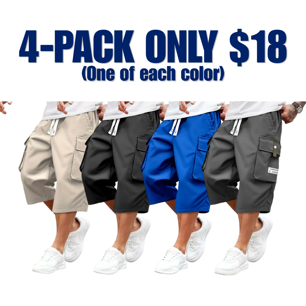 Men's Plus Size Lightweight Cargo Pants