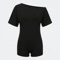 Women's 2-Piece Off-Shoulder Top & Shorts Lounge Set
