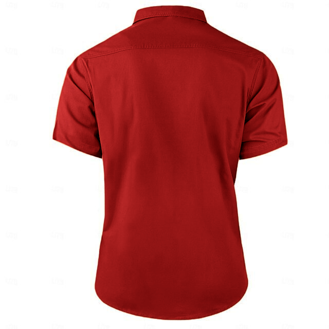 Direct Selling - Cow pattern casual men's work shirt short sleeves