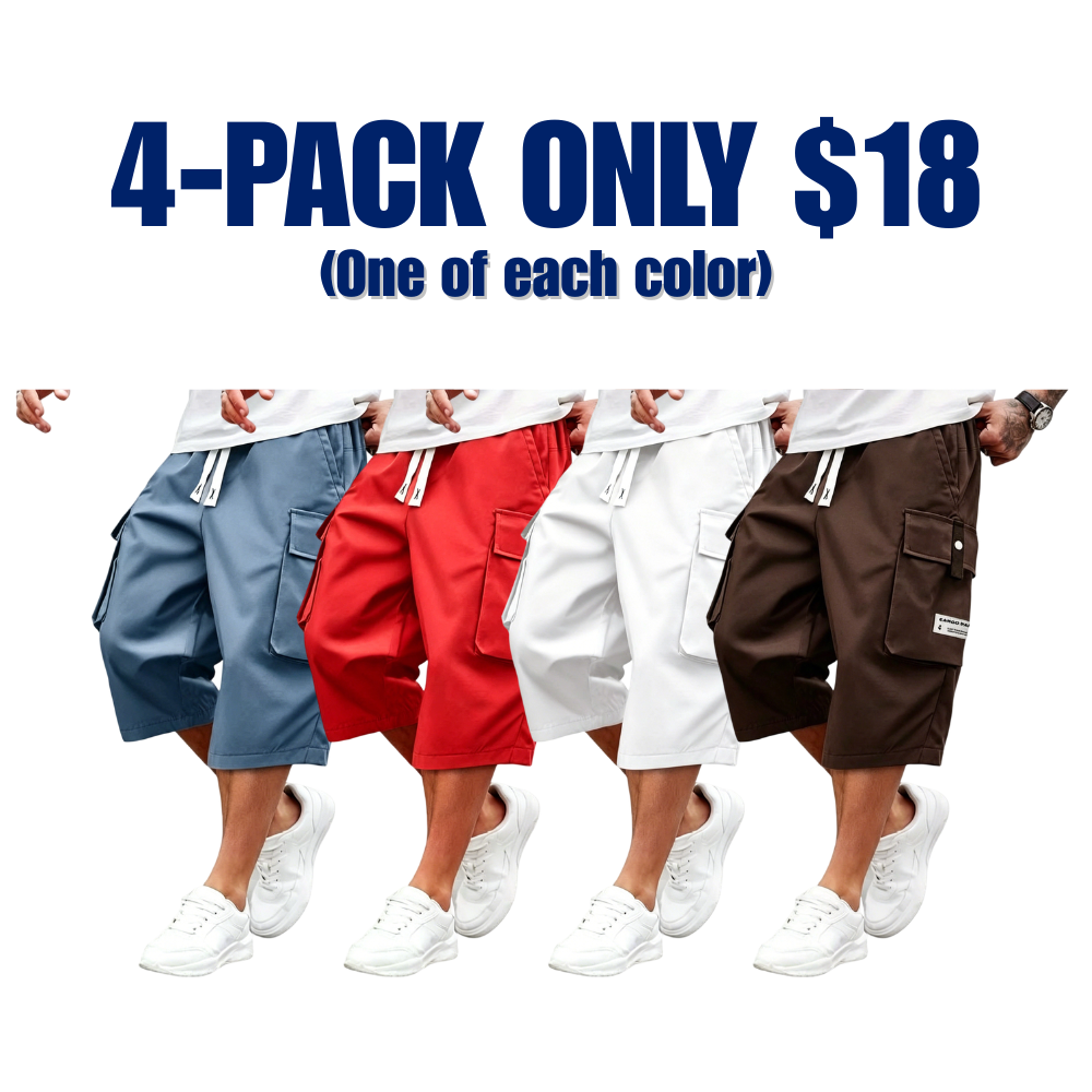 Men's Plus Size Lightweight Cargo Pants