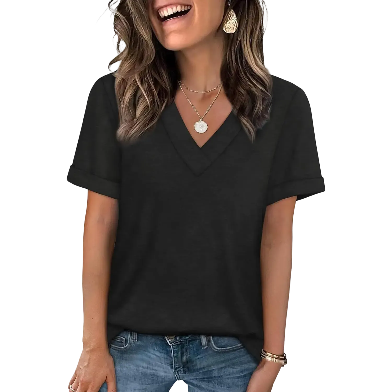 Womens Summer Tops Short