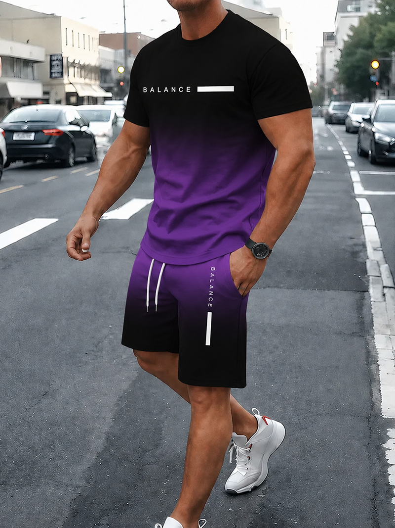 Men's Gradient Fitness 2-Piece Set