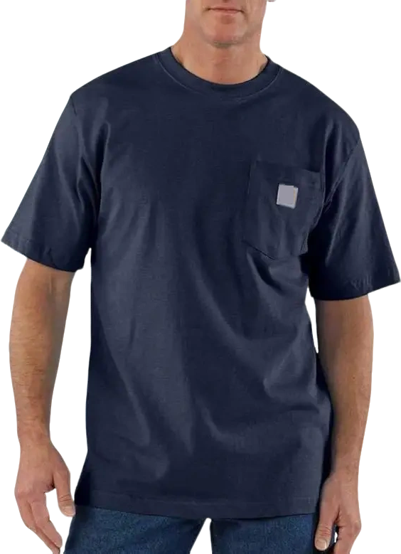 Men's Workwear Loose Fit Heavyweight Short-Sleeve Pocket T-Shirt (Also Available in Big & Tall)