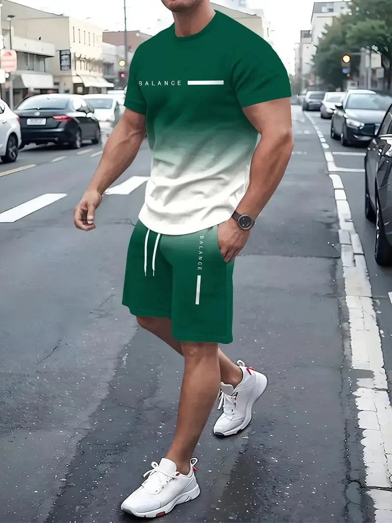 Men's Gradient Fitness 2-Piece Set