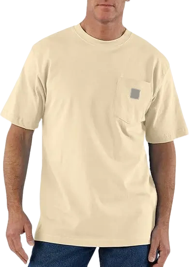 Men's Workwear Loose Fit Heavyweight Short-Sleeve Pocket T-Shirt (Also Available in Big & Tall)