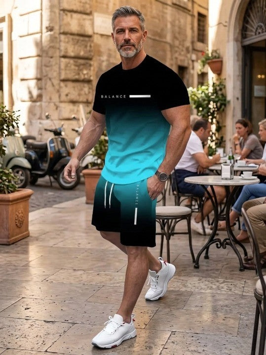Men's Gradient Fitness 2-Piece Set