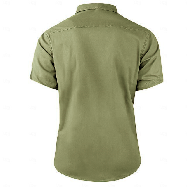 Direct Selling - Cow pattern casual men's work shirt short sleeves