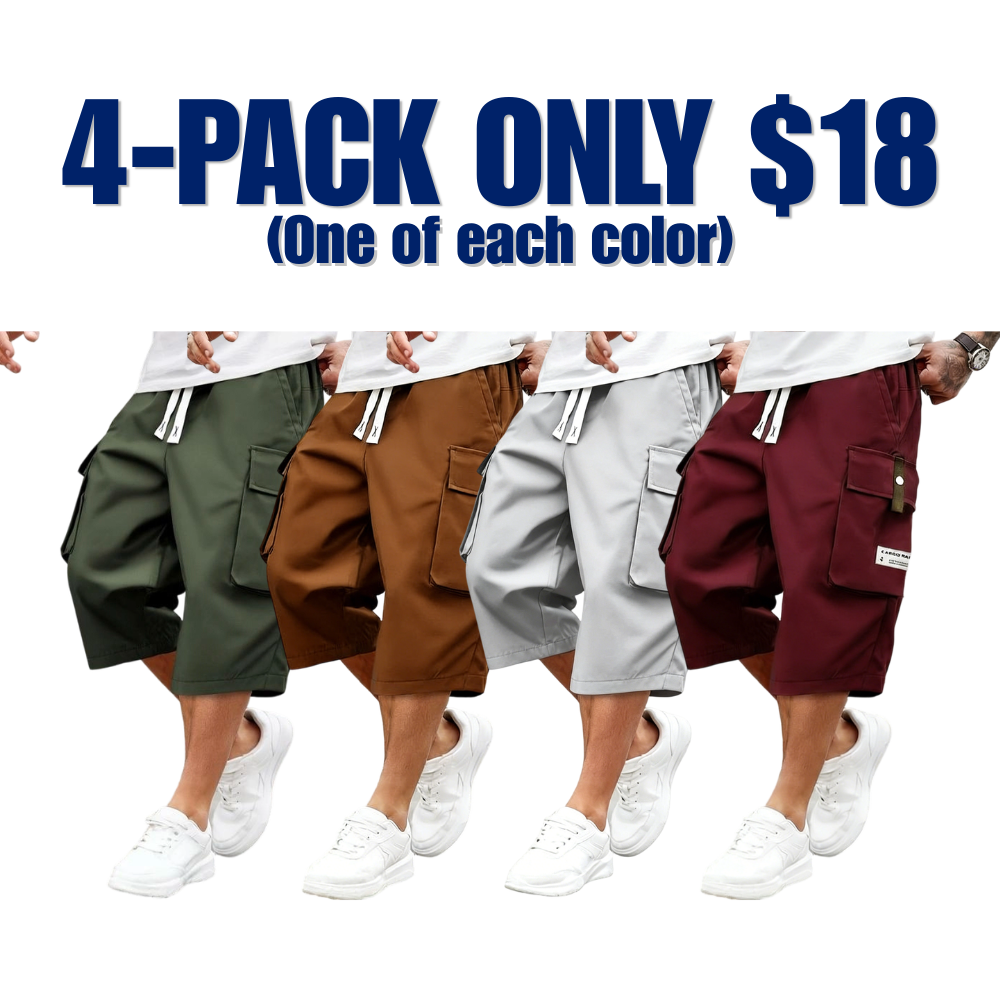 Men's Plus Size Lightweight Cargo Pants