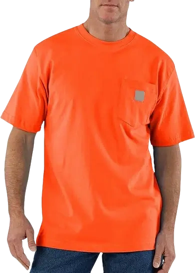Men's Workwear Loose Fit Heavyweight Short-Sleeve Pocket T-Shirt (Also Available in Big & Tall)