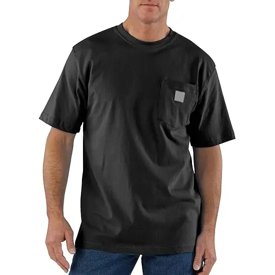 Men's Workwear Loose Fit Heavyweight Short-Sleeve Pocket T-Shirt (Also Available in Big & Tall)