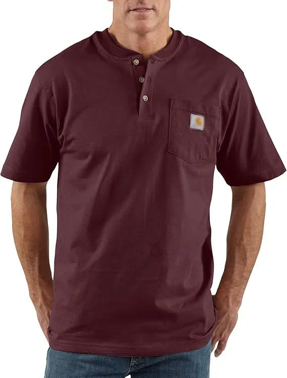 Men's Heavyweight Work Polo with pocket