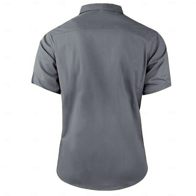 Direct Selling - Cow pattern casual men's work shirt short sleeves